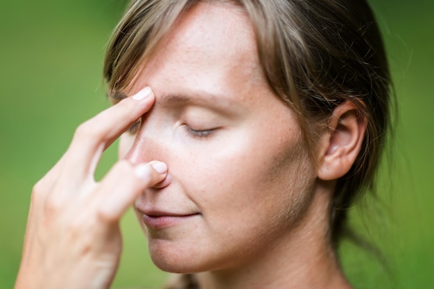 Yoga-Atmung Pranayama