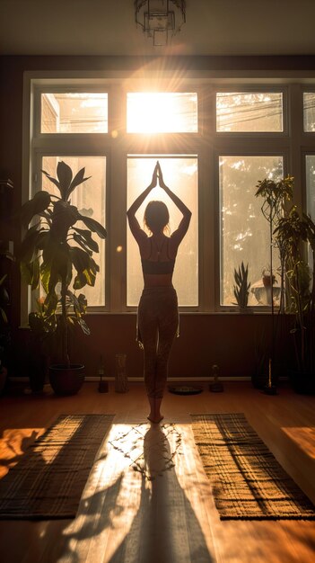 Yoga em seu apartamento