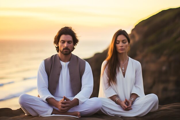 Foto el yoga para parejas