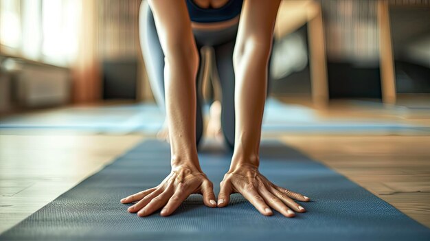 El yoga para perros de estiramiento