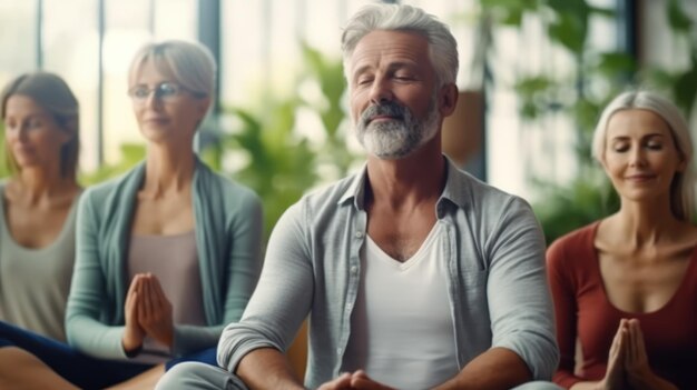 Foto yoga-unterricht