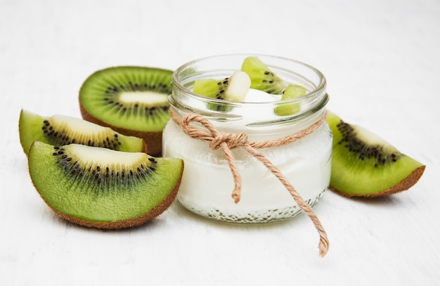 Yogur de kiwi