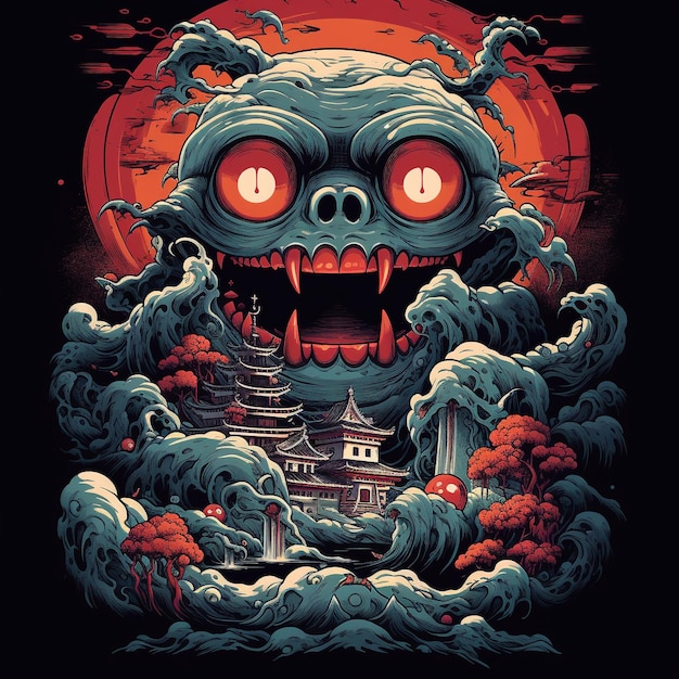 Yokai-T-Shirt-Design