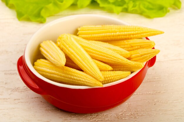 Young baby corn