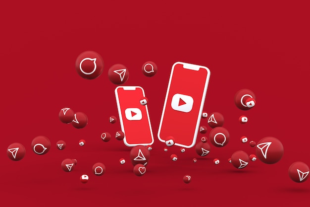 Youtube-Symbol 3D-Rendering