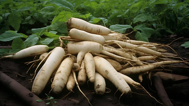 Yuca orgánica fresca