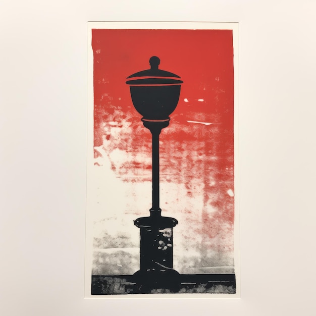 Yunkok Lee39s Berlin Lamppost Print Uma obra-prima inspirada no Chiaroscuro renascentista