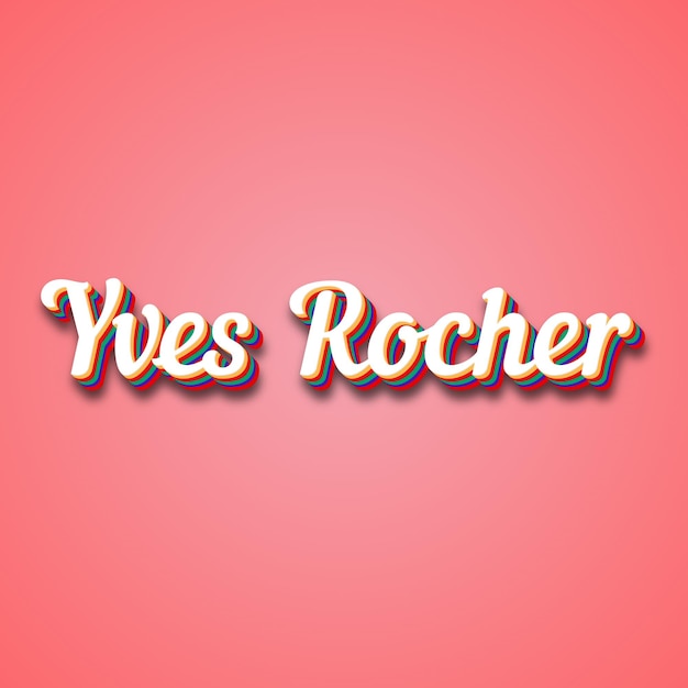 Yves Rocher Text-Effekt Foto-Bild Cool