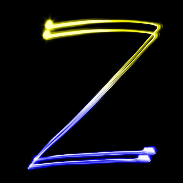 Z - Creado por letras de colores claros