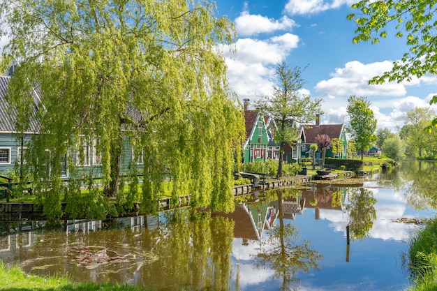 Zaanse Schans Stadtteil von Zaandam in den Niederlanden