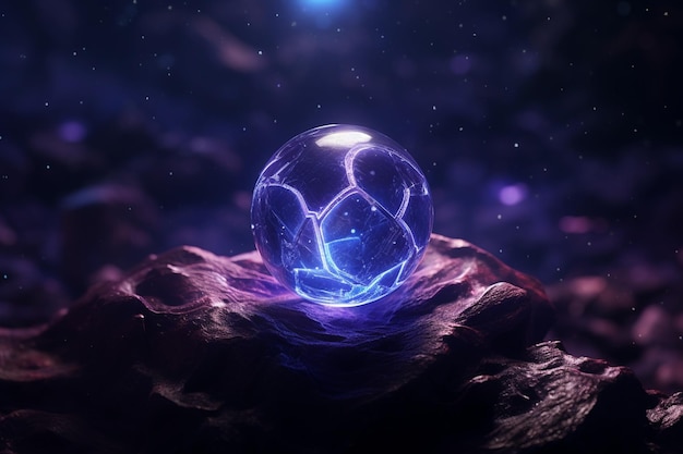 Zafiro estrella que revela secretos de la constelación 00318 03