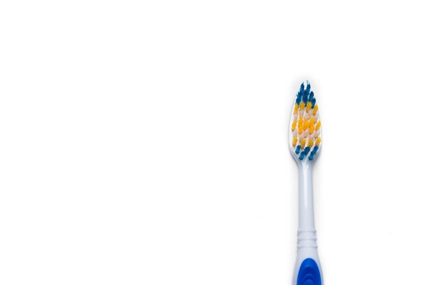 Zahnbürste lokalisiert auf einem weißen Hintergrund