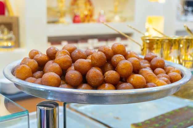 Zalabya Awama Comida tradicional de sobremesa do Oriente Médio