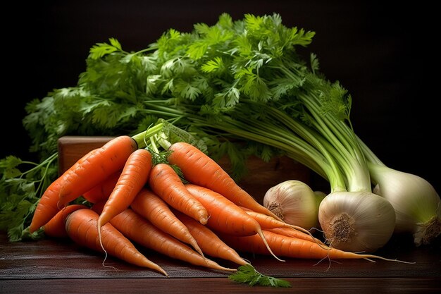 zanahorias para el conejo de Pascua