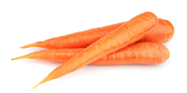 Foto zanahorias jóvenes frescas