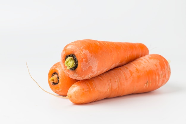 Zanahorias preparadas para comer