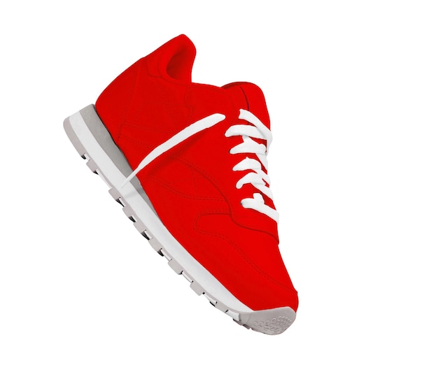 Zapatillas aislado sobre fondo blanco.