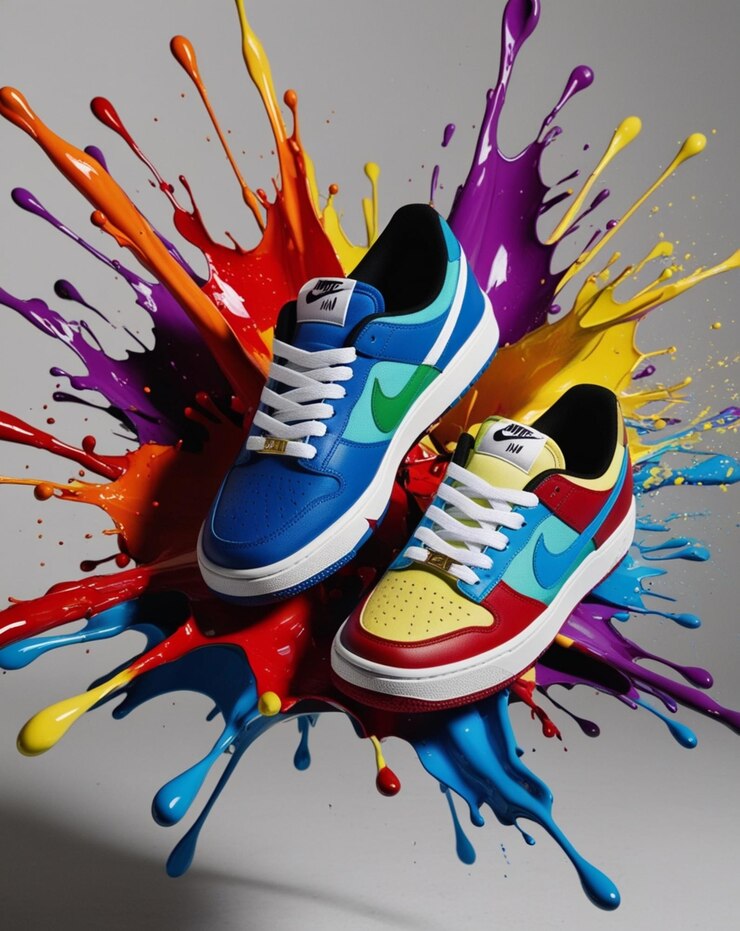 zapatillas de deporte de colores