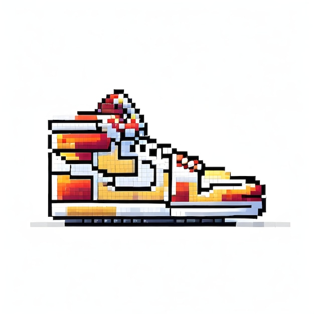 zapatillas Pixel Art Diseño zapatillas zapatillas creativas