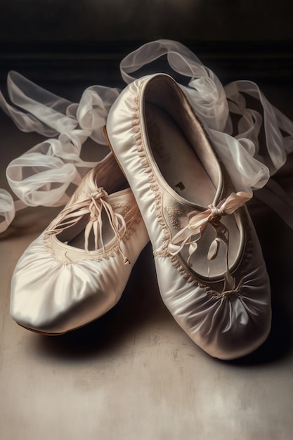 Foto zapatos de ballet