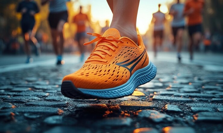 Zapatos para correr de cerca