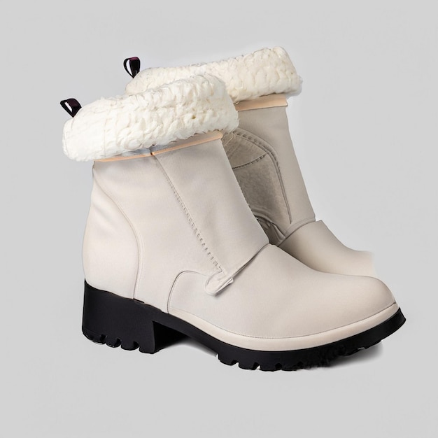 Zapatos de invierno para mujer.