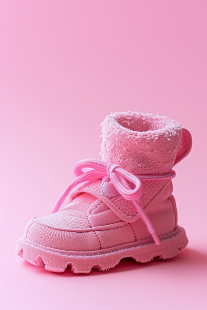 Zapatos rosados para mujeres en el fondo