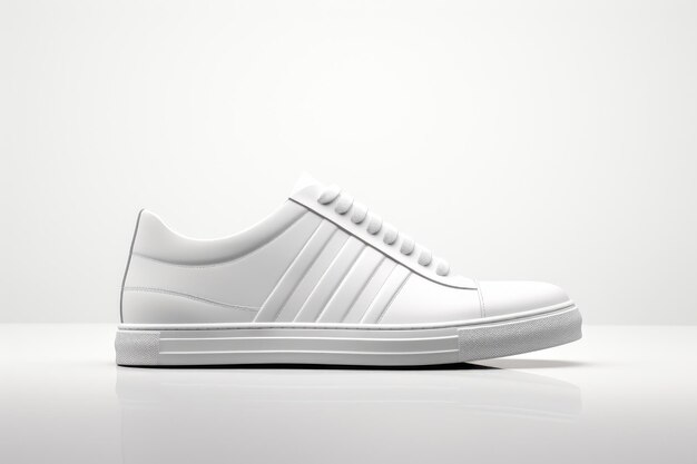 Foto zapatos ultra planos de primera calidad aislados sobre un fondo blanco