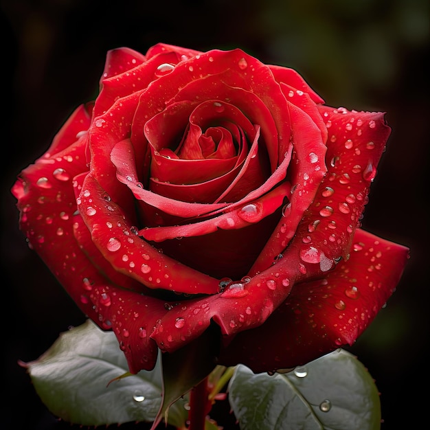 Zarte Samtblütenblätter einer roten Rose