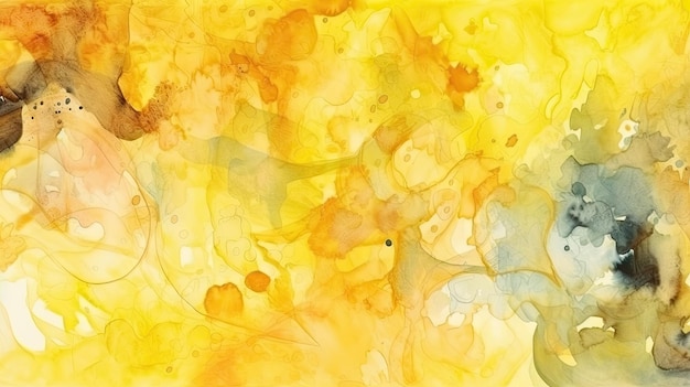 Zarter gelber Aquarellhintergrund für Texturen und Banner