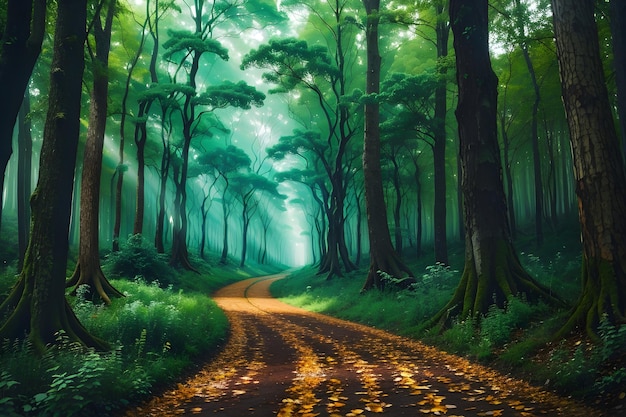 Zauberhaft schöner Wald