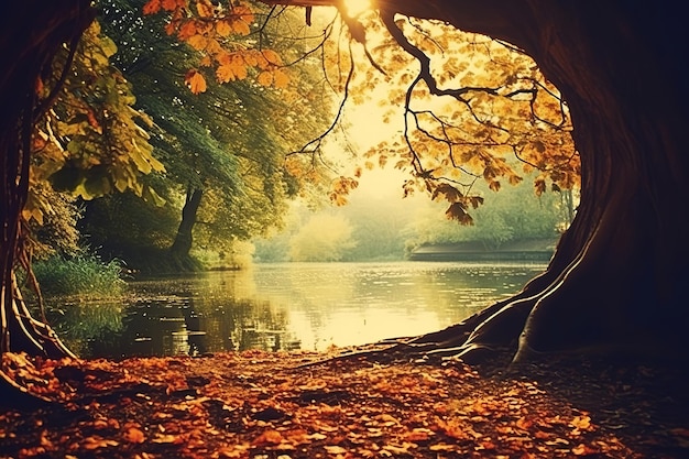 Zauberwald im Herbstlicht