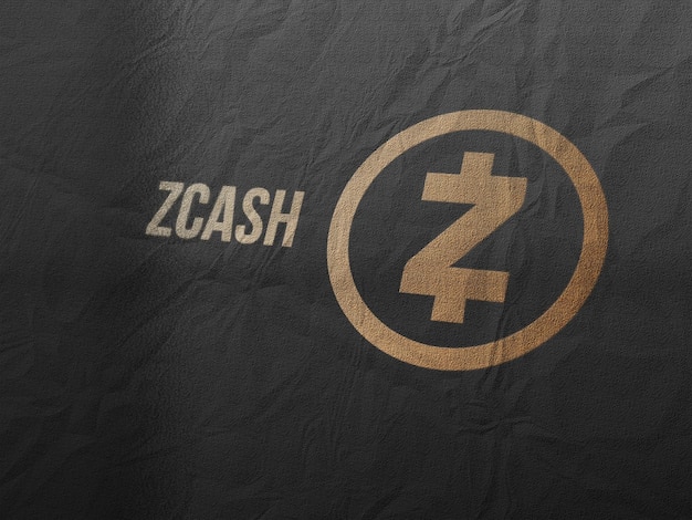 Zcash moedas criptomoeda zec e conceito bancário moderno