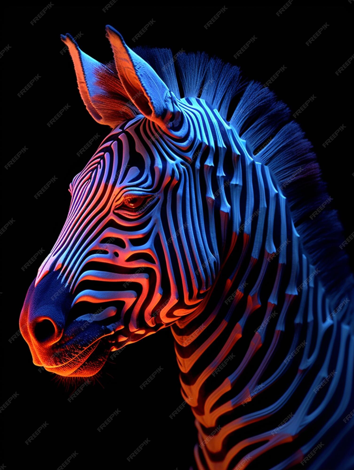 Baixar listras de cor azul brilhante linha zebra elegante fundo retrô  gratuitamente