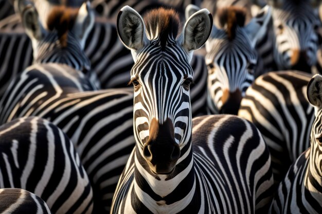 zebra na África