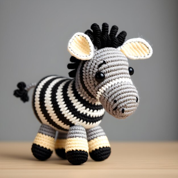 Zebra Yarn Amigurumi