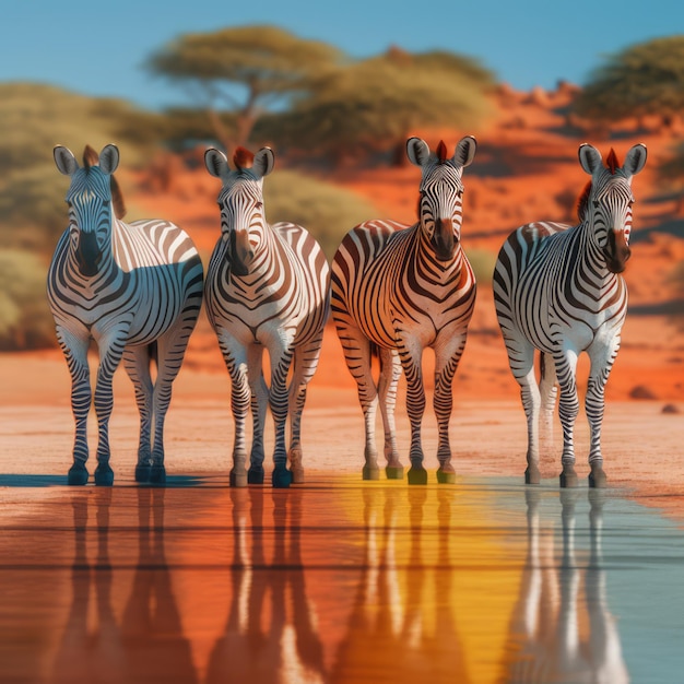 zebras africanas