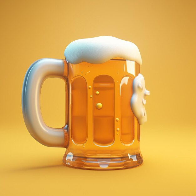 Zeichentrickbier 3D