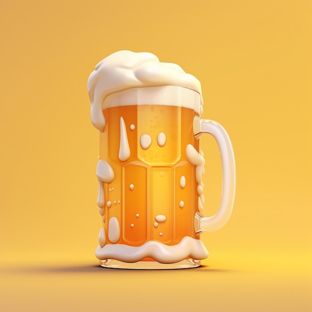 Zeichentrickbier 3D