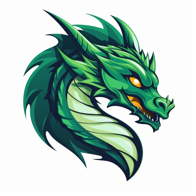 Zeichentrickfilm-Logo des Drachen