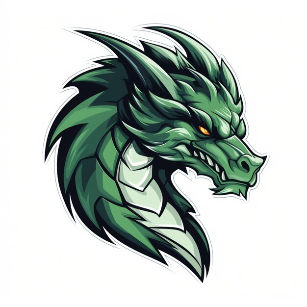 Zeichentrickfilm-Logo des Drachen