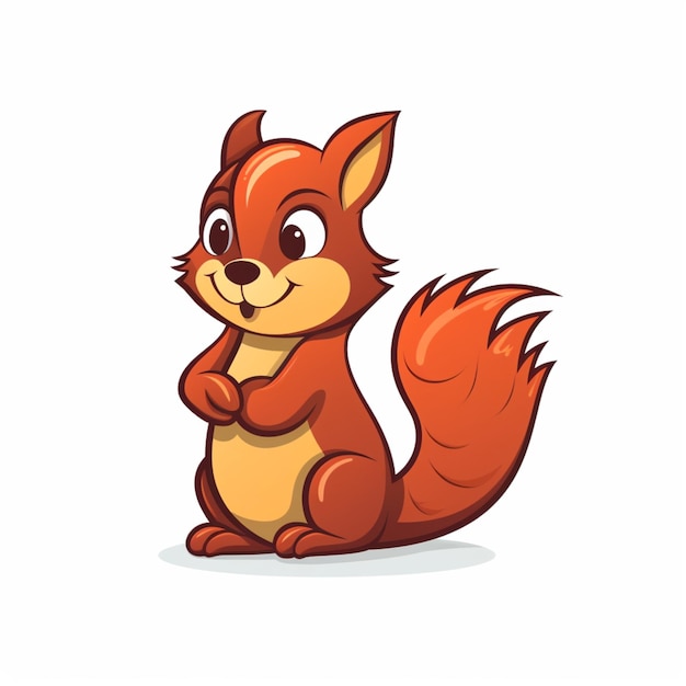 Zeichentrickfilm-Logo Eichhörnchen