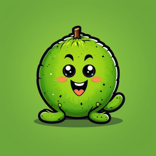 Zeichentrickfilm-Logo Kiwi-Frucht