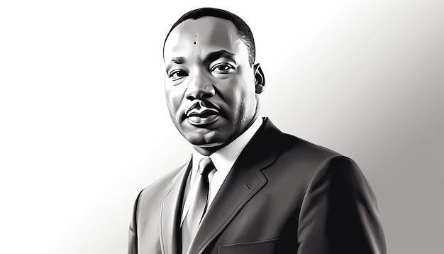 Zeichnen Sie Martin Luther King