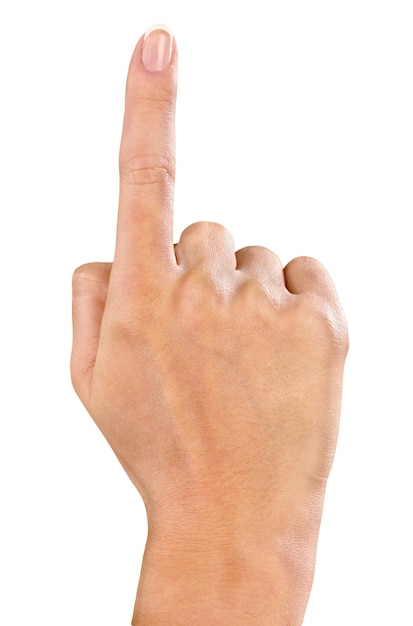 Zeigen, Finger berühren
