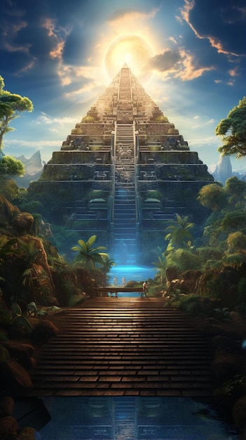 Zeigen Sie mir Ihre wahre potenzielle Maya-Pyramide