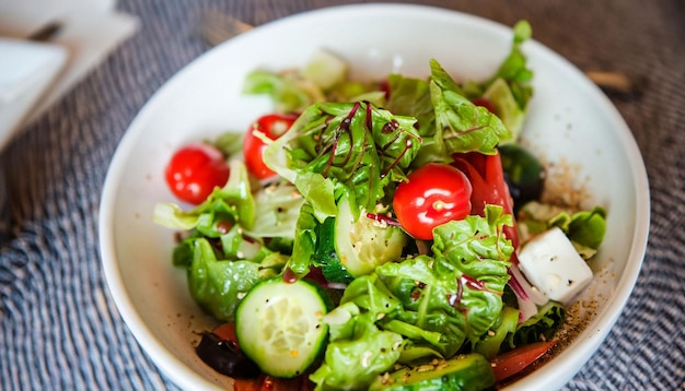 Zeit für gesundes Essen mit Gemüse