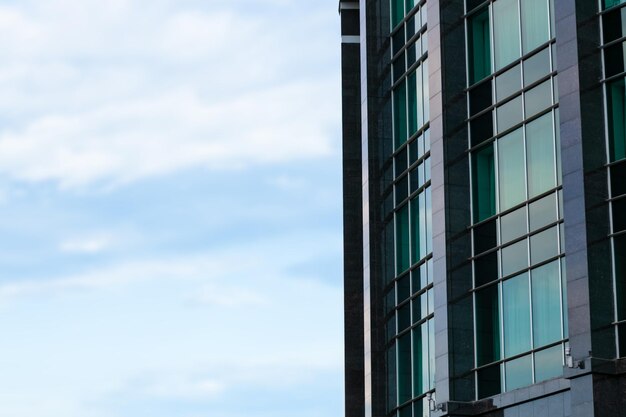 Zeitgenössisches Architektur-Bürogebäude-Stadtbild-persönliches Perspektiven-Konzept