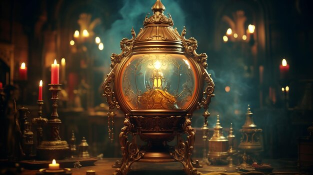 Zeitmaschine Feueruhr hochauflösende fotografische kreative Bild