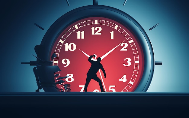 Zeitraubendes Produktivitäts- oder Prokrastinationsproblem